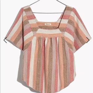 Madewell texture & thread butterfly top sherbet